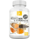 Allnature Curcumine met piperine kruidenextract 60 capsules