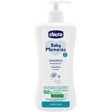 Shampooing Chicco avec distributeur Baby Moments 92% d'ingrédients naturels 500 ml