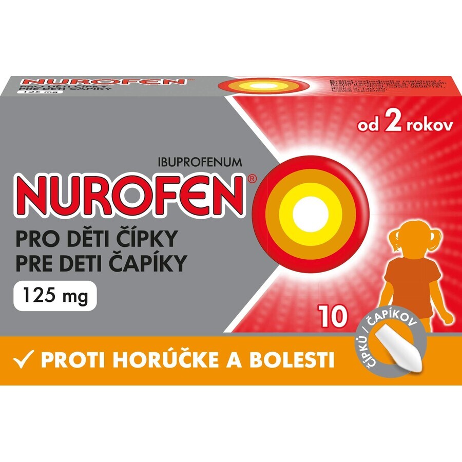 Nurofen per bambini supposte 125 mg, 1 x 10 pz.