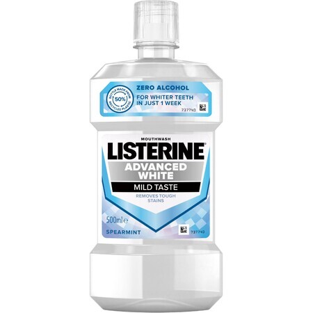 Listerine Advanced White Collutorio dal sapore delicato 500 ml