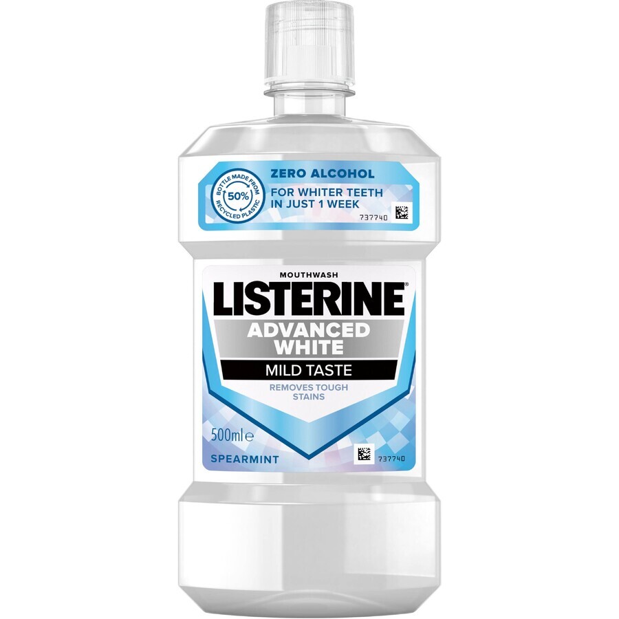 Listerine Advanced White Collutorio dal sapore delicato 500 ml