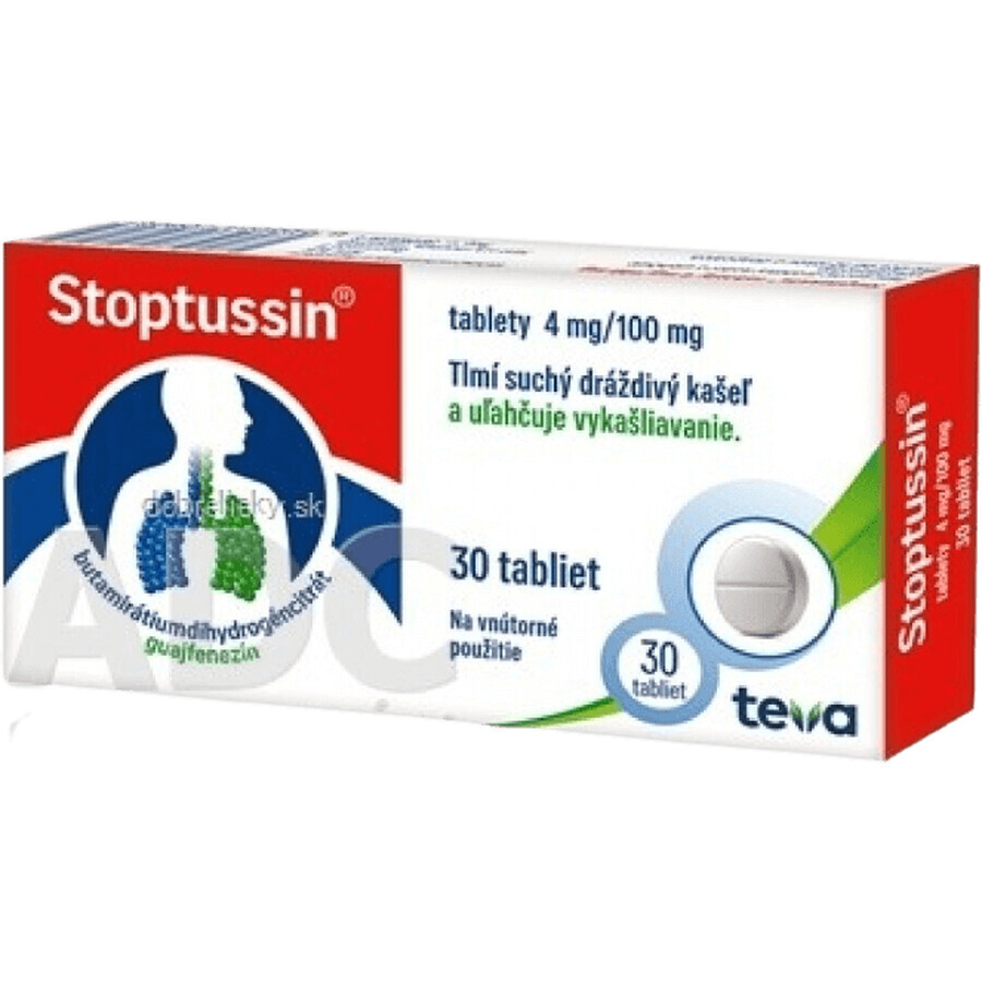 Teva STOPTUSSIN tbl 1x30 pcs