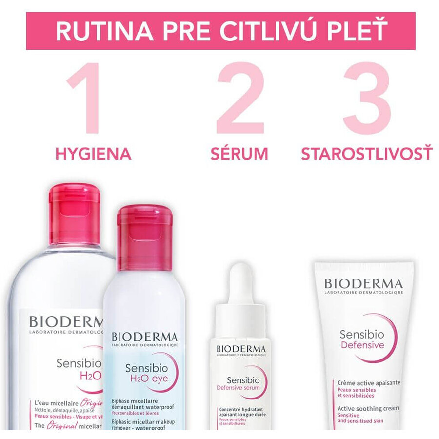 Bioderma Sensibio H2O mizellarer Reiniger für Augen und Lippen 125 ml