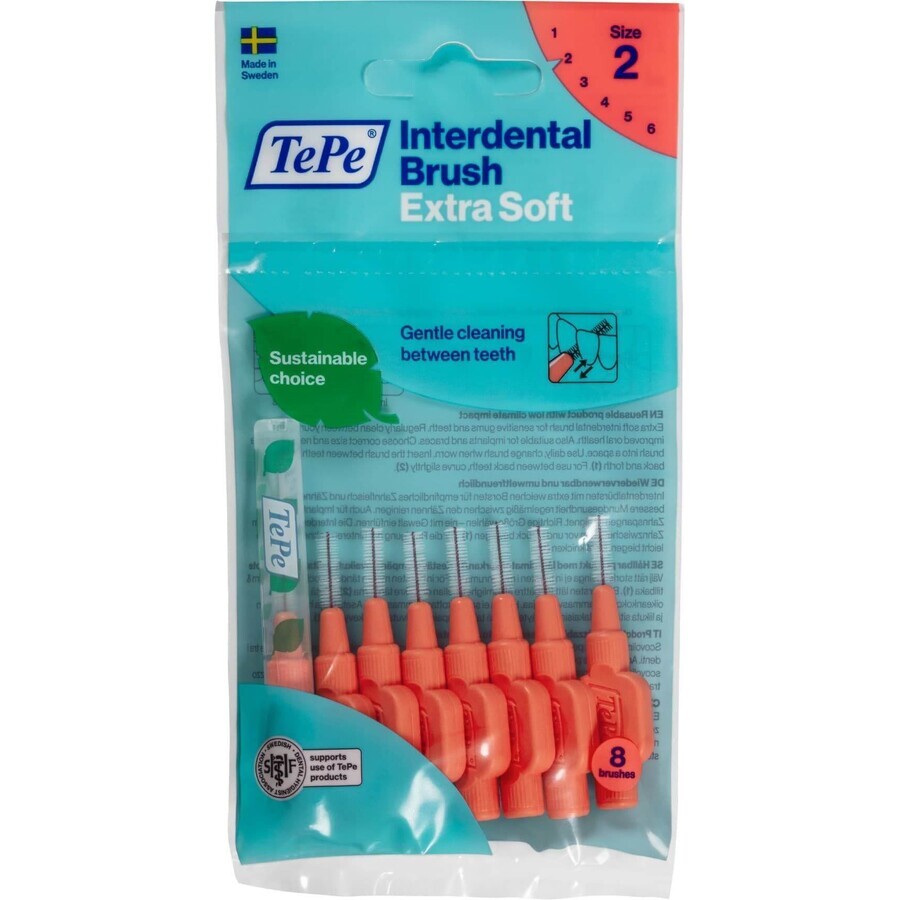 TePe Brosses interdentaires extra douces 0,5mm 8 pcs