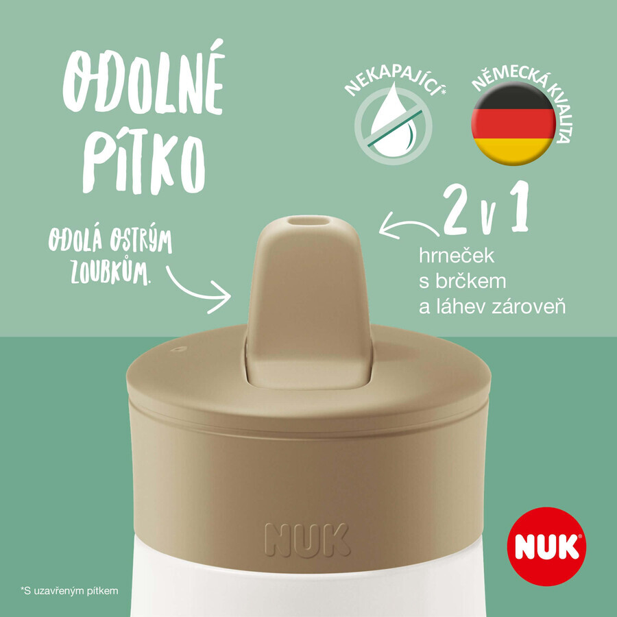 Nuk Mini-Me PP Flip Sticlă verde 450 ml