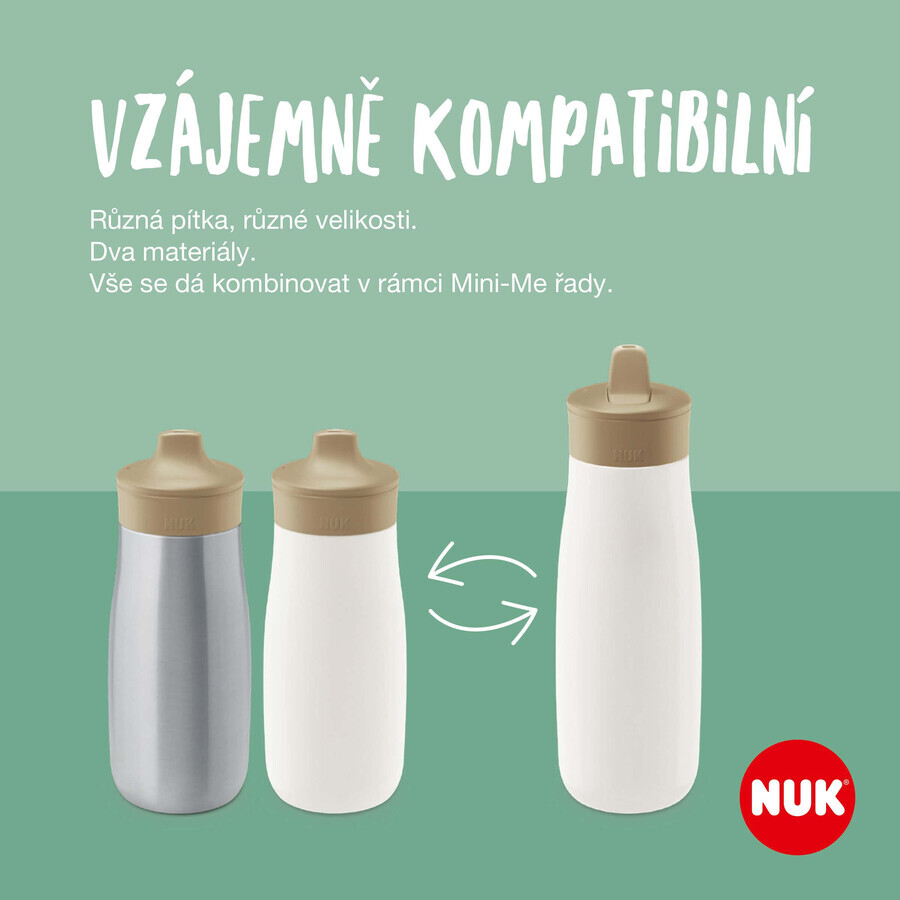 Nuk Mini-Me PP Flip Sticlă verde 450 ml