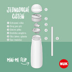 Nuk Mini-Me PP Flip Sticlă verde 450 ml