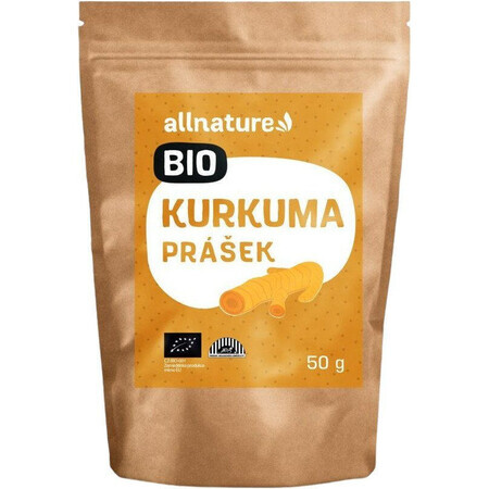 Allnature Biologisch Kurkuma poeder 50 g