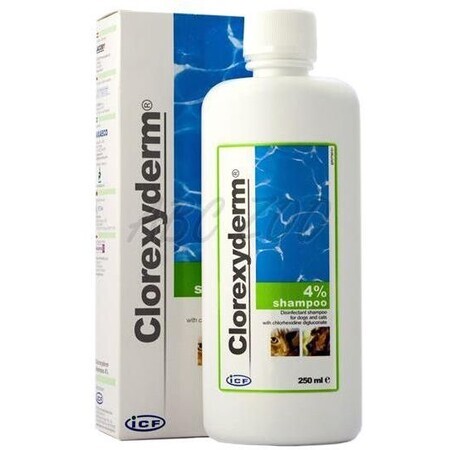 Clorexyderm 4% Șampon dezinfectant pentru câini și pisici 250 ml