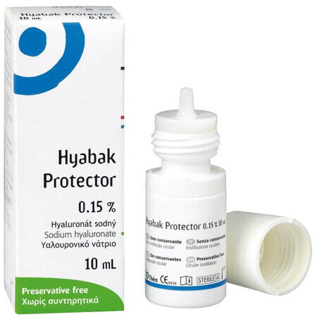 Hyabak 0.15% eye drops 10 ml