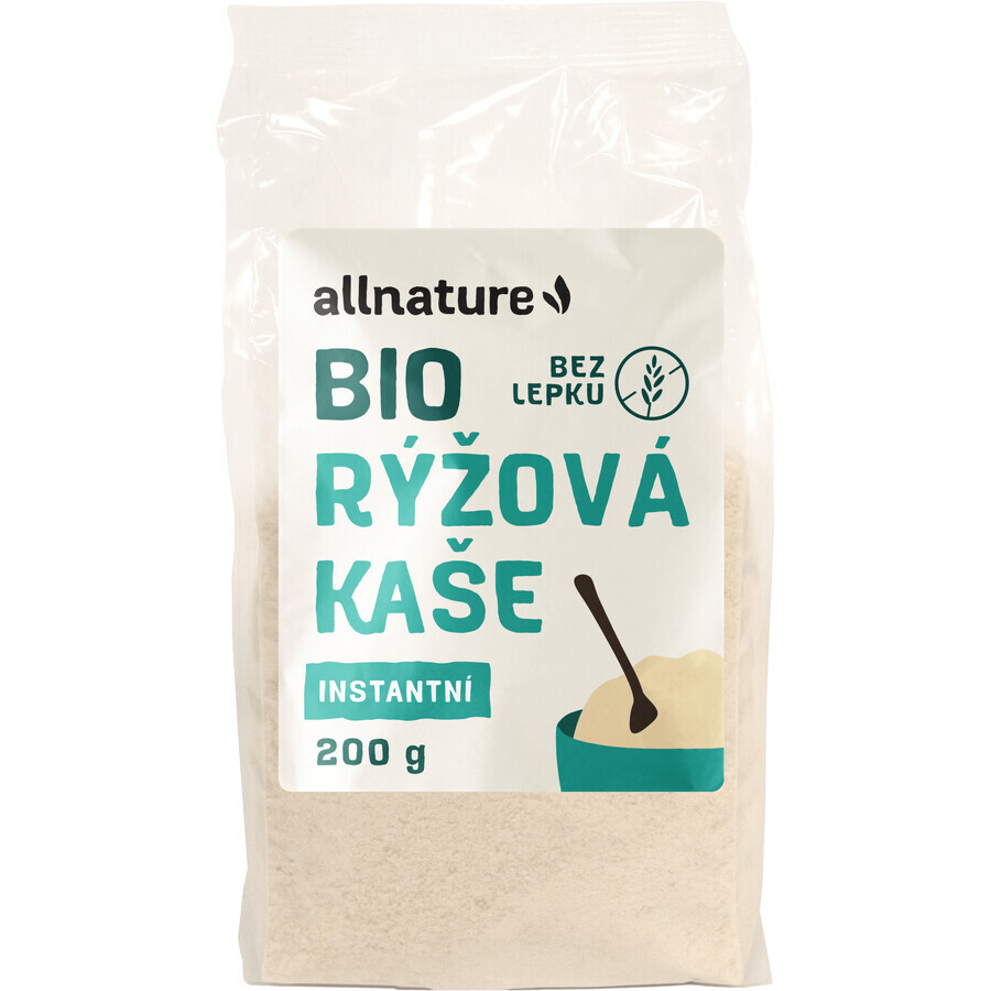 Allnature Glutenfrei Bio Instant-Reisbrei 200 g