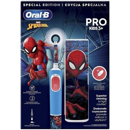 Oral-B Pro Kids Spiderman elektrische tandenborstel