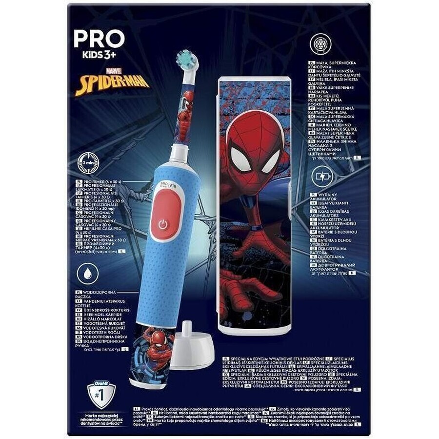 Oral-B Pro Kids Spiderman elektrische tandenborstel