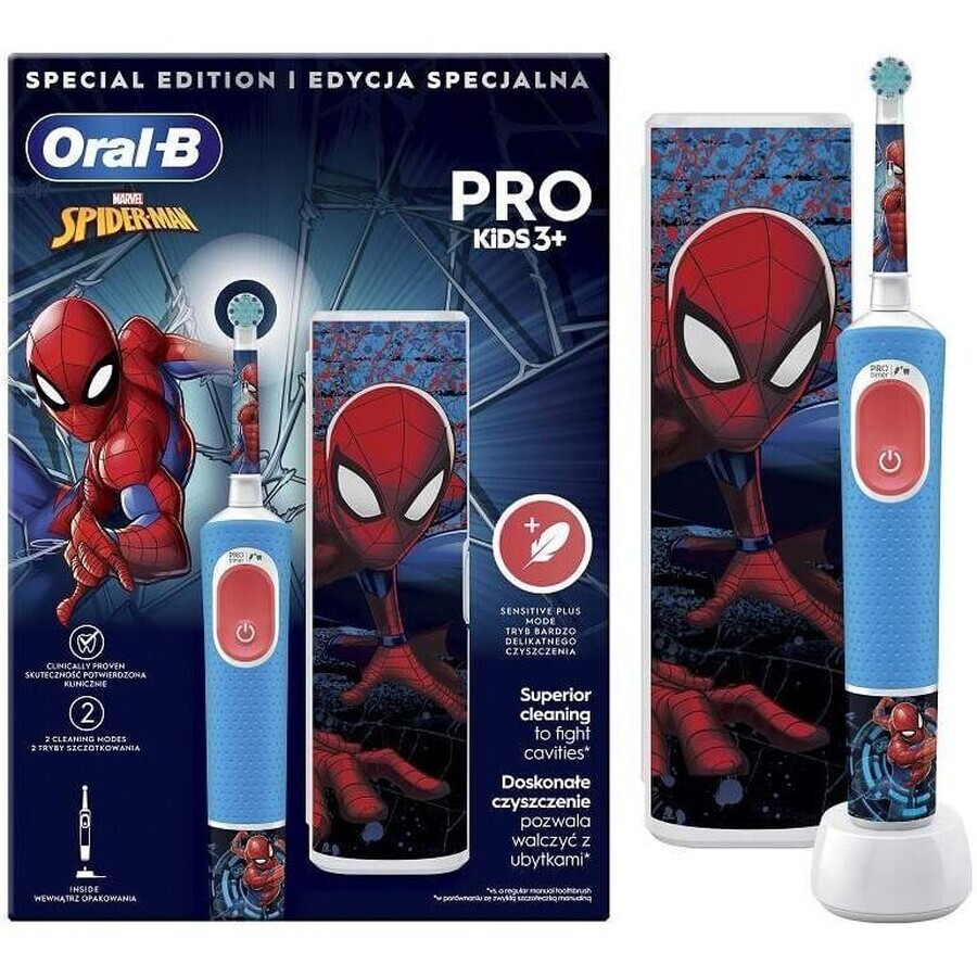 Oral-B Pro Kids Spiderman elektrische tandenborstel