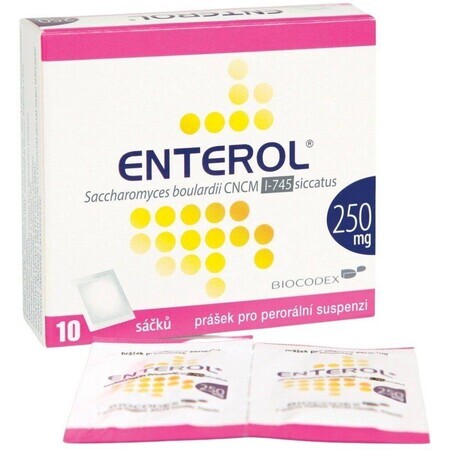 Enterol 250 mg polvere per sospensione orale, bustine 10 pz.