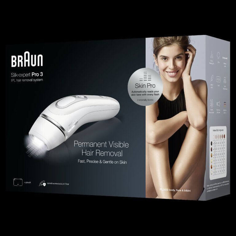 Depiladora Braun IPL Silk expert Pro 3, PL3020