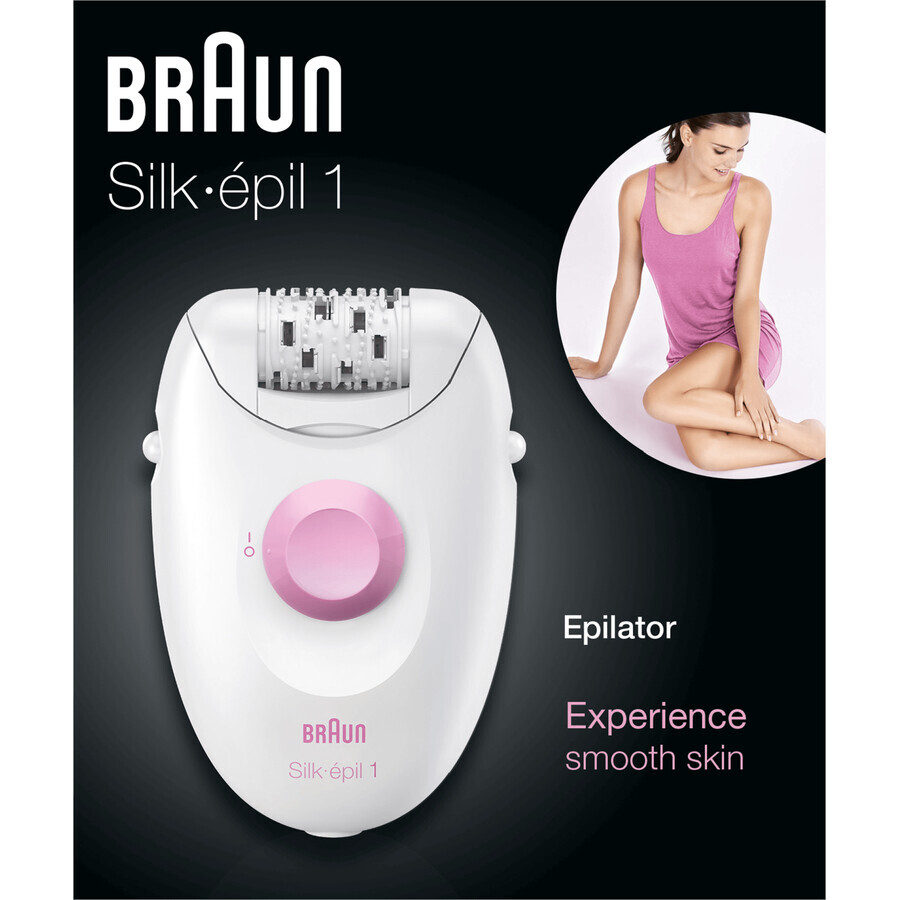 Braun Depiladora Silk-épil 1-170 Rosa