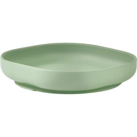 Beaba Piatto in silicone con ventosa Verde salvia