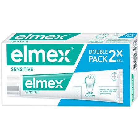 Elmex Sensitive Zahnpasta Duopack 2 x 75 ml