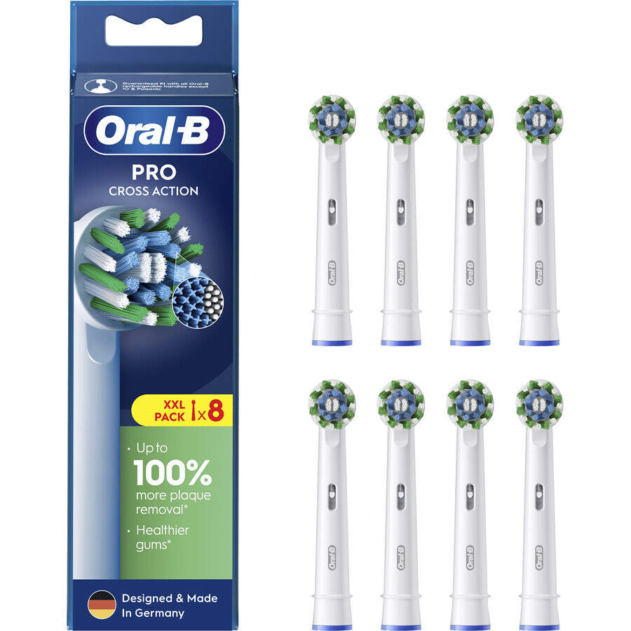 Oral-B Pro Cross Action replacement heads 8 pcs