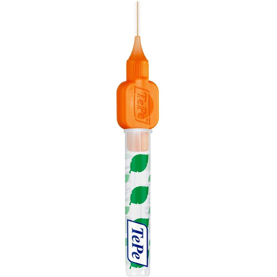 TePe Scovolini interdentali misura 1 arancio 0,45 mm, scatola di carta 6 pz.