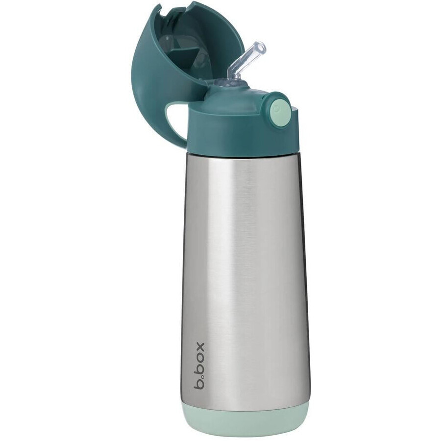 B. box Thermos à boire avec paille - forêt émeraude 500 ml