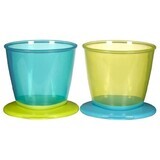 Tommee Tippee Set aus blau-grünen Nahrungsmittelbehältern 2 x 120 ml