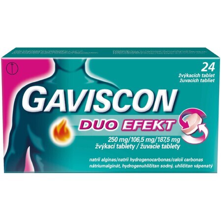 Gaviscon Duo Effect compresse masticabili 24 pz.