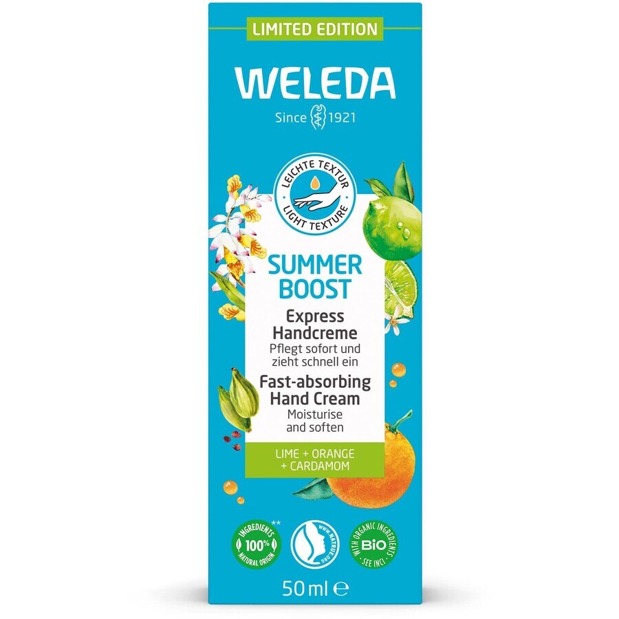 Weleda Crème pour les mains Summer Boost 50 ml