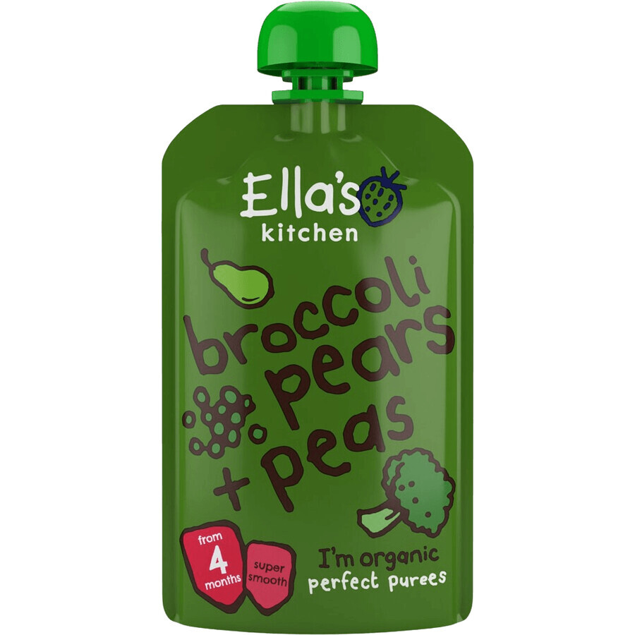 Ella's Kitchen Organic Pears, peas and broccoli 120 g