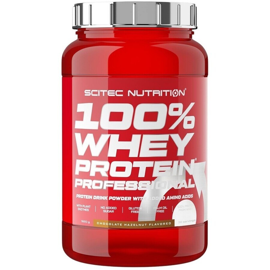 Scitec Nutrition 100% Whey Protein Professional Cioccolato / Nocciola 920 g