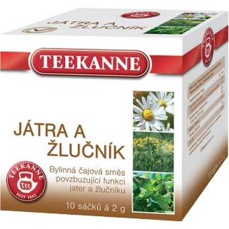 Teekanne Mélange de plantes pour le foie et la vésicule biliaire sachet 10 x 2 g