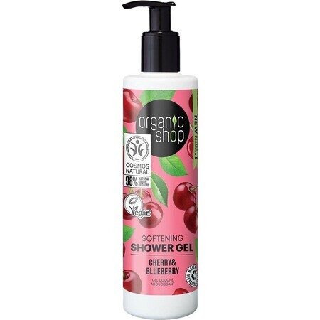 Organic Shop Gel Doccia, Ciliegia e Mirtillo Rosso 280 ml