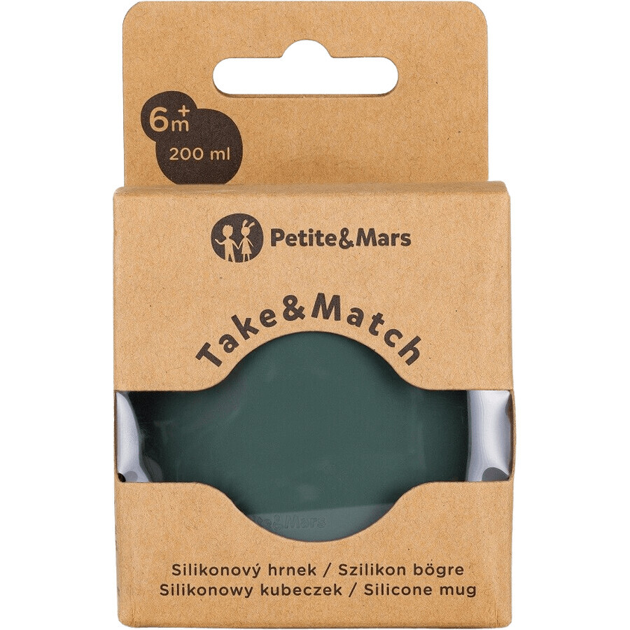 Petite&Mars Take&Mars Misty Green silicone cup 6m+ 200 ml