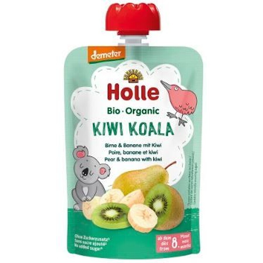 Holle Puré Bio - Kiwi Koala - Pera y plátano con kiwi 100 g