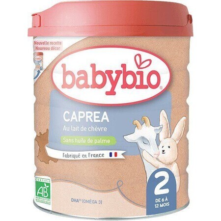 Babybio Caprea 2 Continuación leche de cabra ecológica para lactantes 800 g