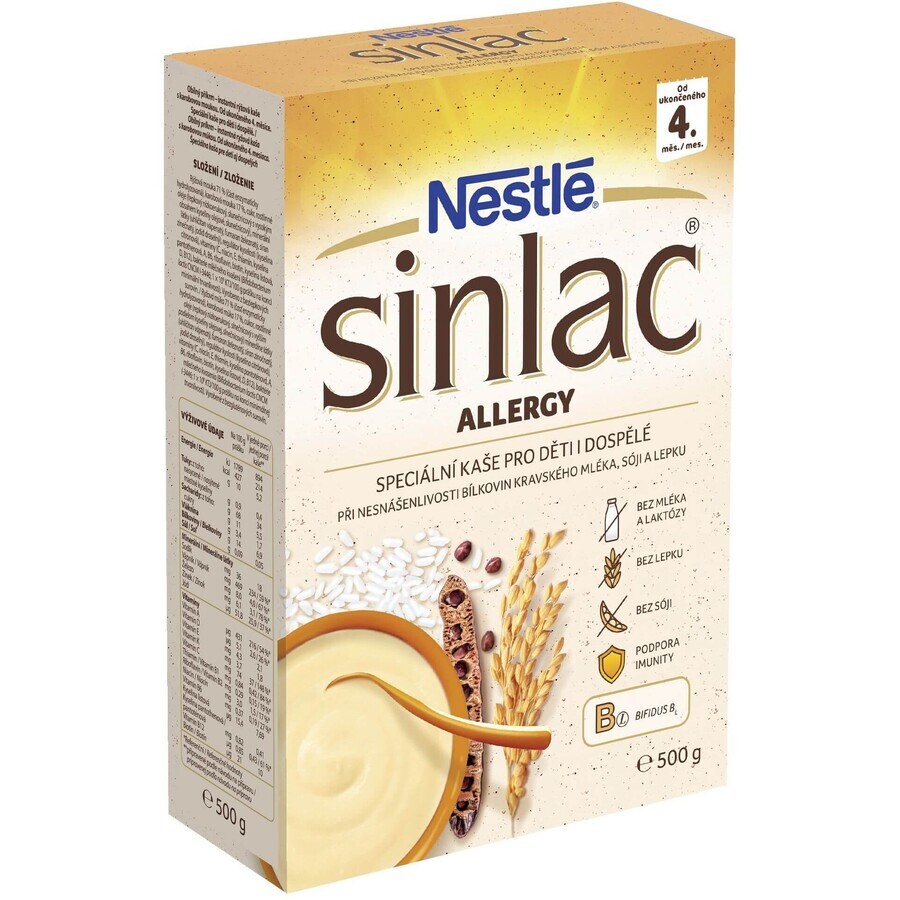 Nestlé Sinlac Porridge senza latte 500 g