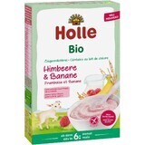 Holle gachas de avena bio con leche de cabra, frambuesas y plátano 200 g