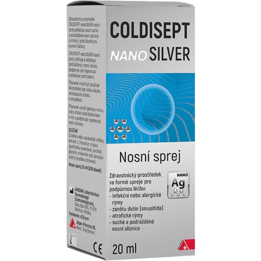 Coldisept Nanosilver Spray Nasal 20 ml