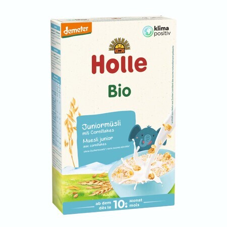 Holle Junior muesli integral bio con copos de cereales 250 g