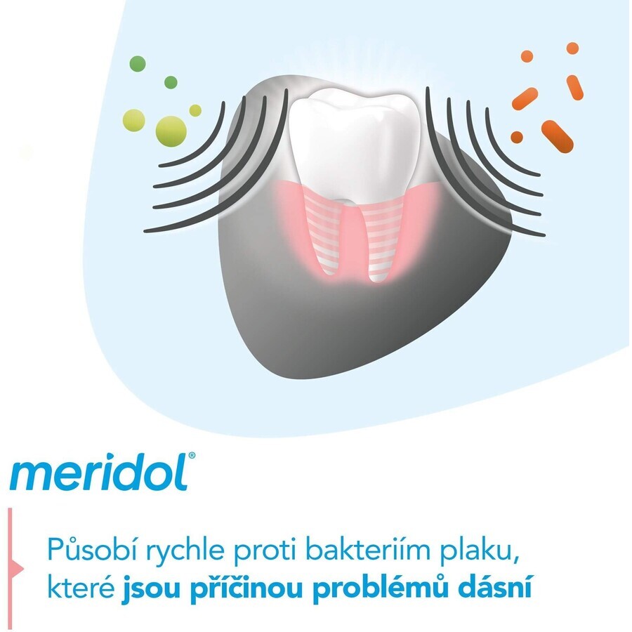 Dentifricio Meridol Protezione Gengive & Bianco Delicato 3 x 75 ml