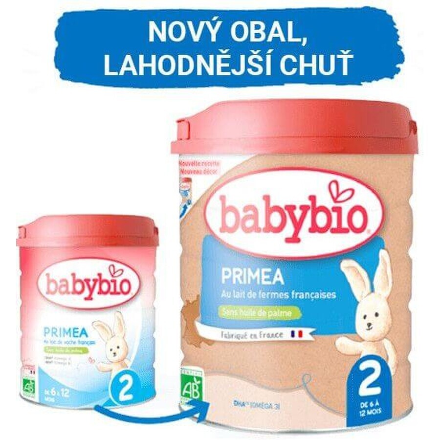 Babybio Primea 2 Continuation latte biologico per bambini 800 g