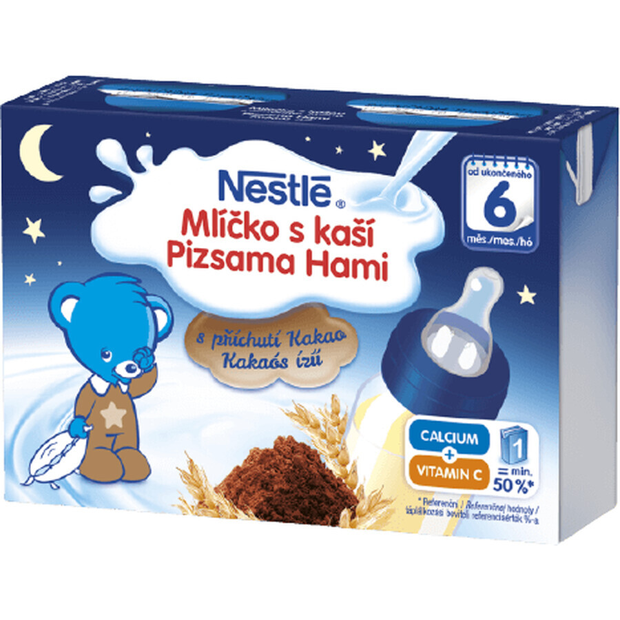 Nestlé Leche y gachas de cacao 2 x 200 ml