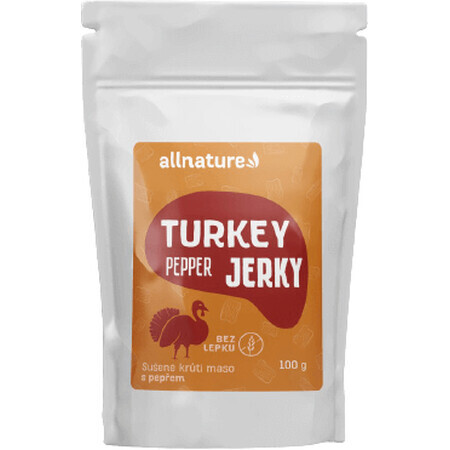 Allnature Curcan cu piper Jerky 100 g