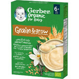 Gerber Organic porridge biologico senza latticini aromatizzato alla vaniglia 200 g