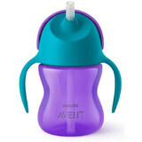 Philips Avent rietjesbeker vanaf 9 maanden met handvatten meisje 200 ml