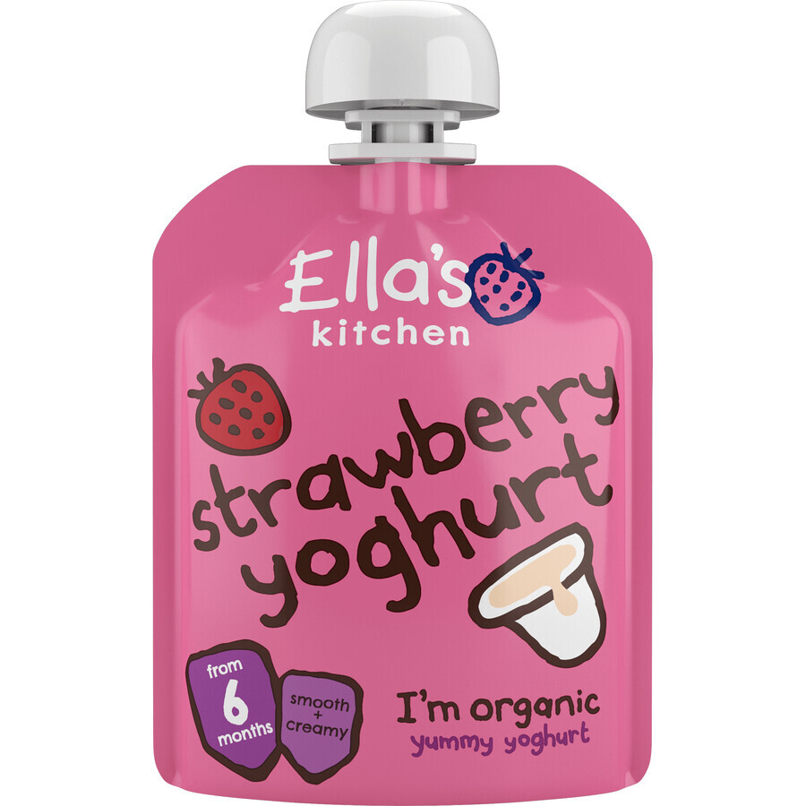 Ella's Kitchen Organic strawberries with yogurt 90 g