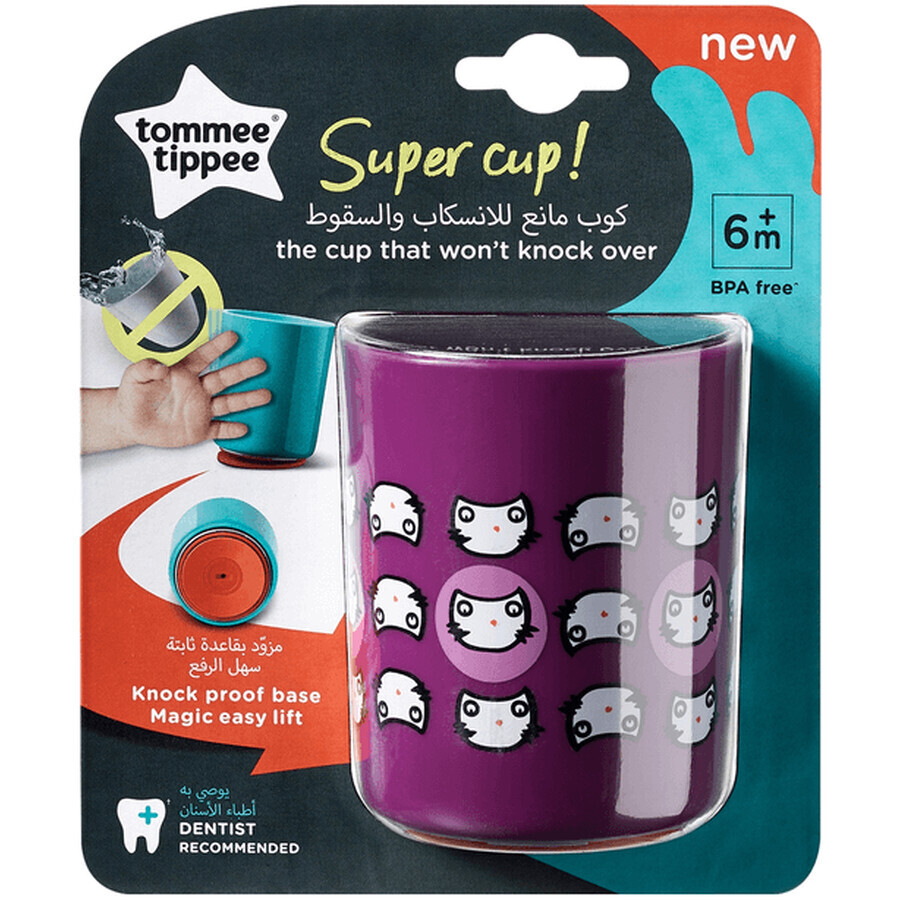 Tommee Tippee Unveränderlicher Superhelden-Baby-Becher 6m+ 190ml