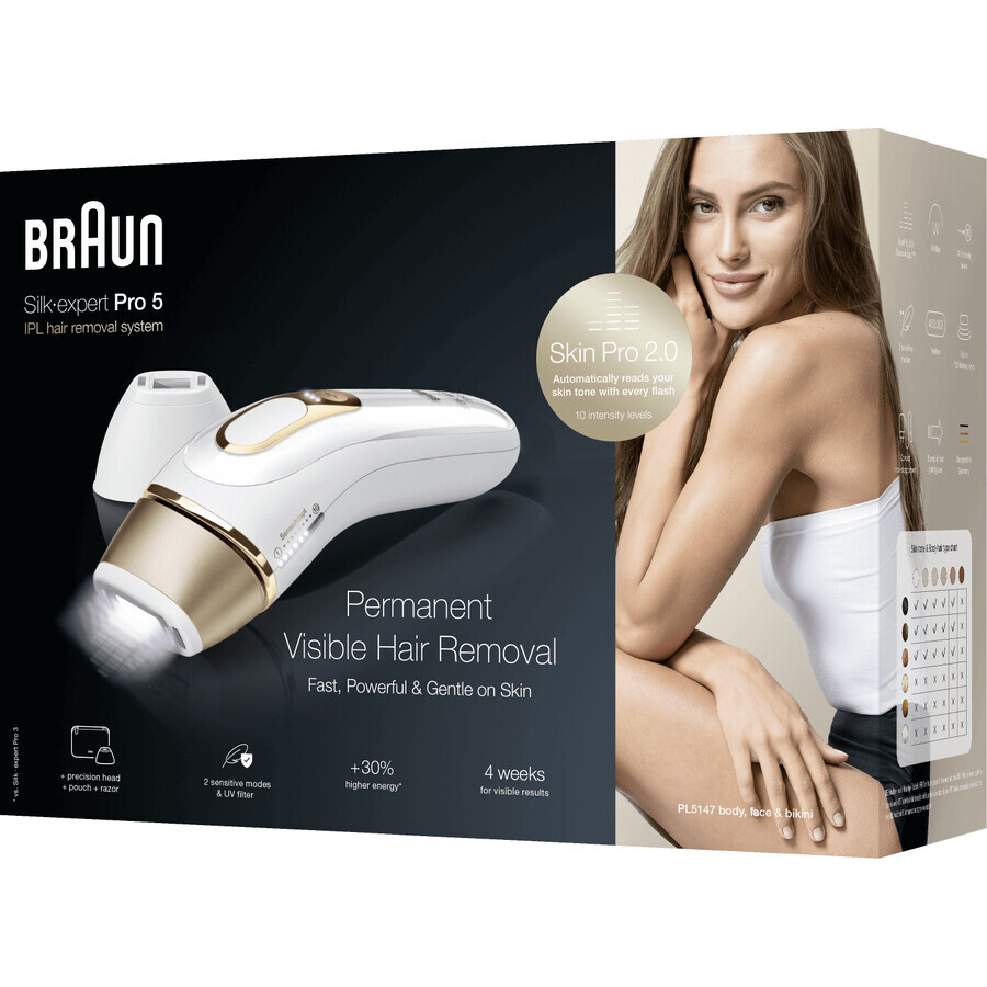 Braun Silk-expert PRO PL5147 Epilator IPL