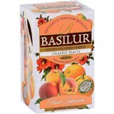 Basilur Tè alla frutta arancia e pesca 20 x 1,8 g